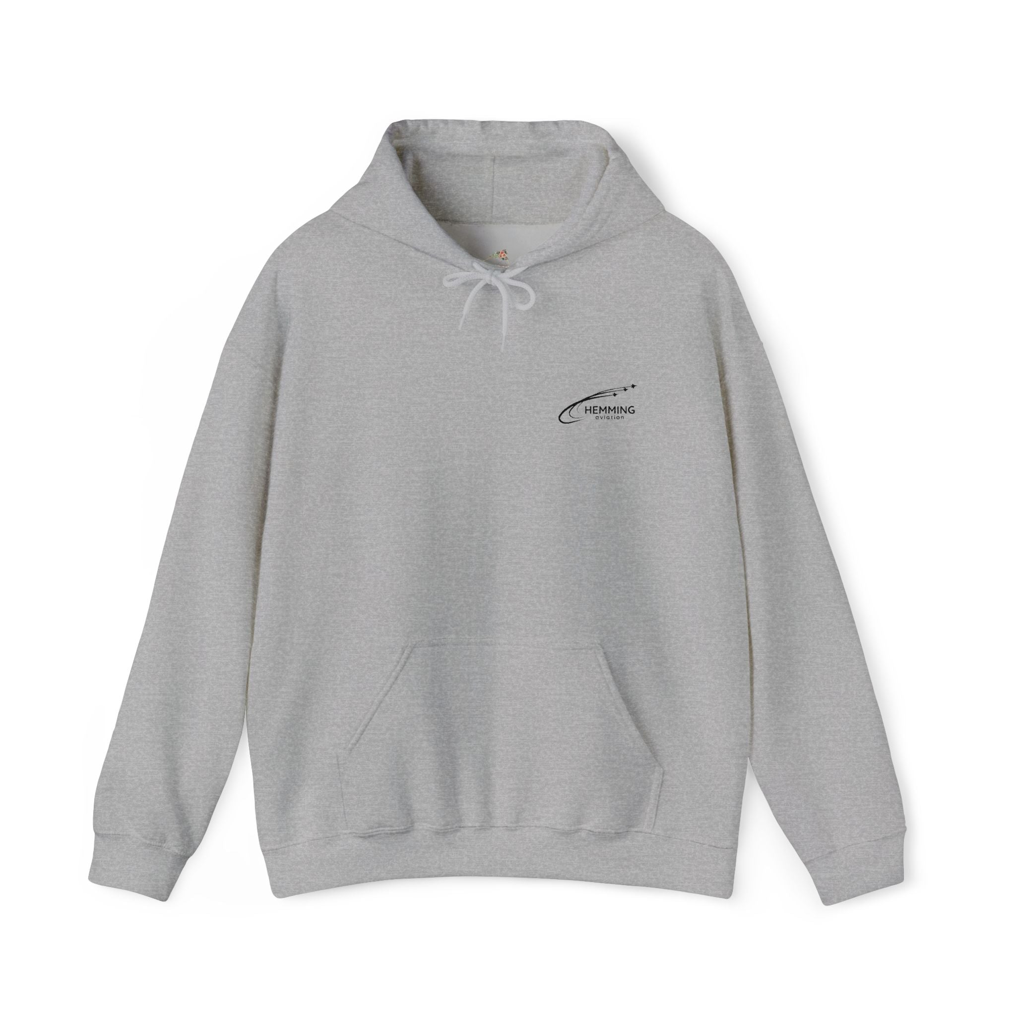 Hooded Sweatshirt -Hemming Aviation Logo (embroidered)