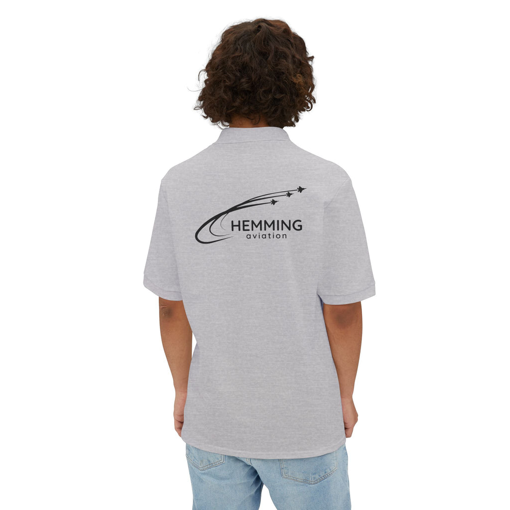 Men's Polo Shirt - Hemming Aviation Logo