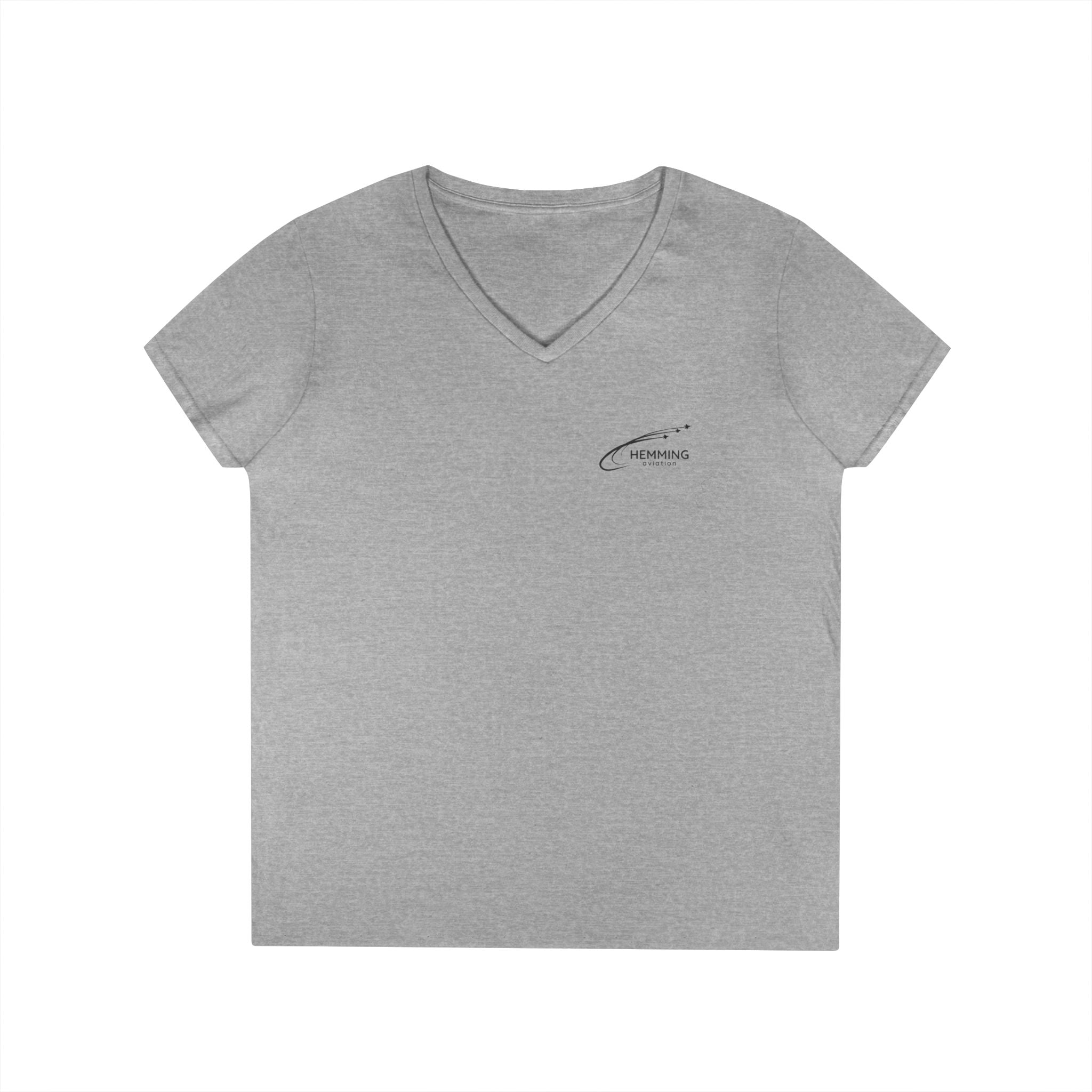 T-Shirt Ladies' V-Neck - Hemming Aviation Logo