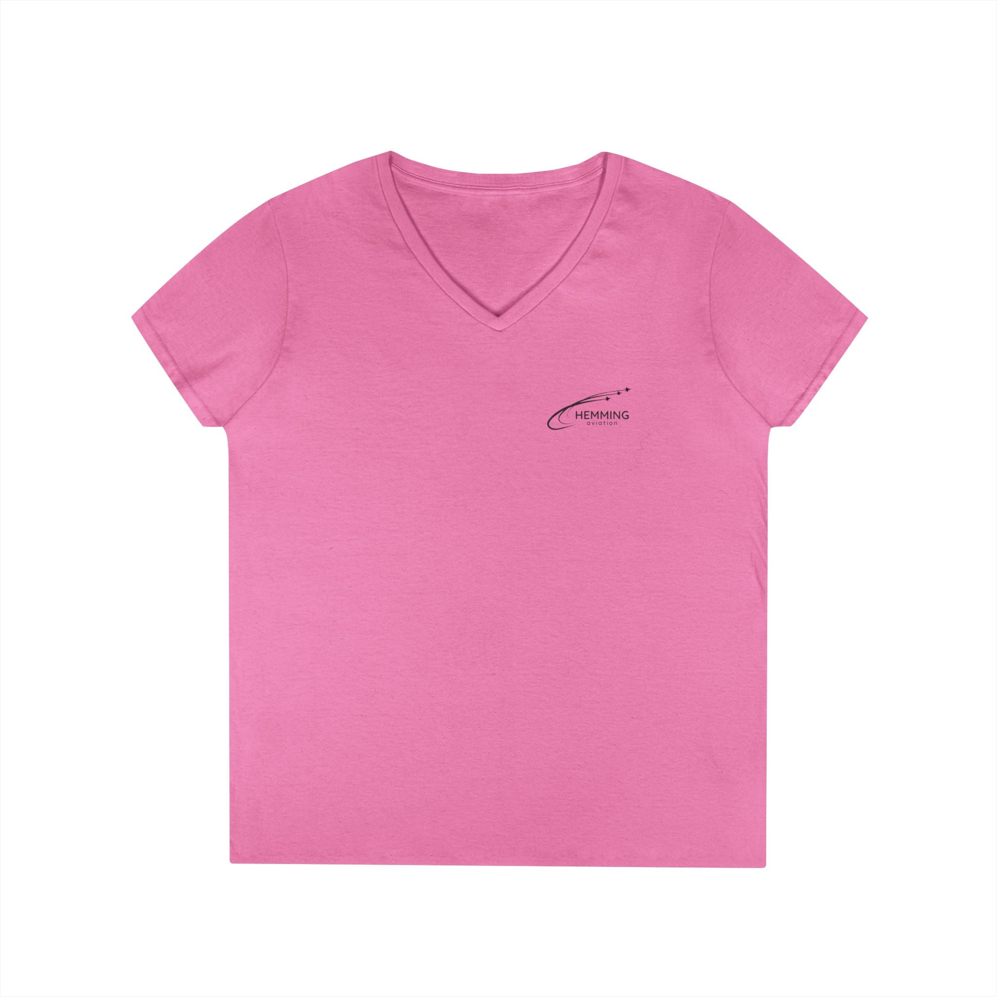 T-Shirt Ladies' V-Neck - Hemming Aviation Logo