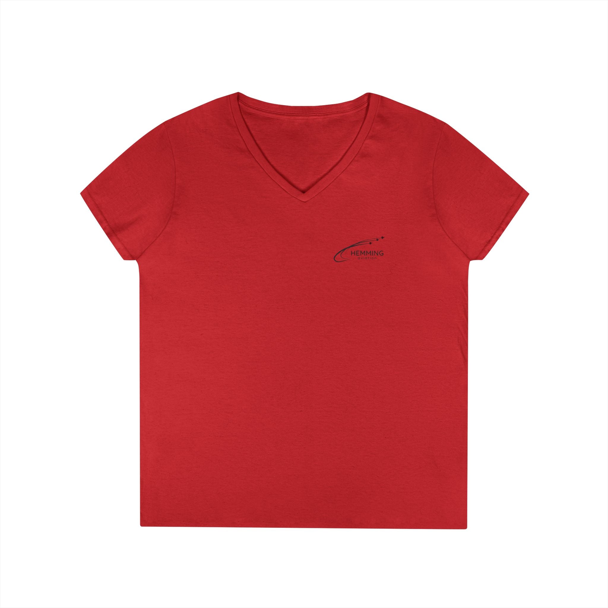 T-Shirt Ladies' V-Neck - Hemming Aviation Logo