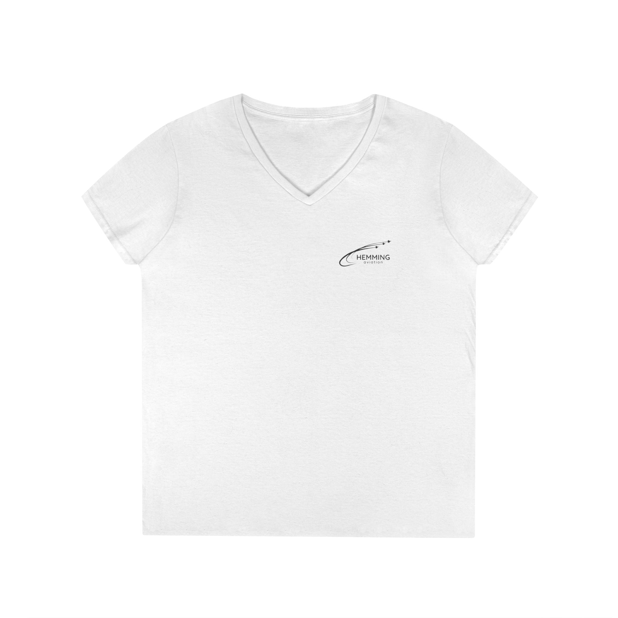 T-Shirt Ladies' V-Neck - Hemming Aviation Logo