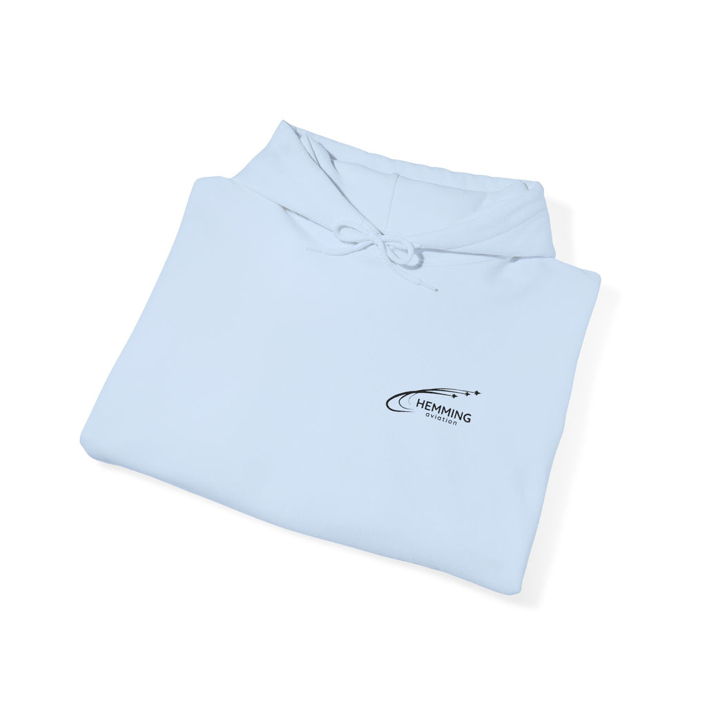 Hooded Sweatshirt -Hemming Aviation Logo (embroidered)