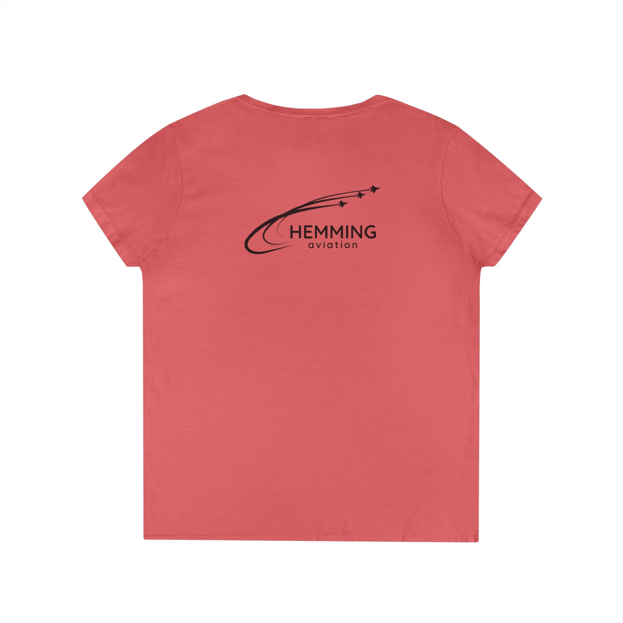 T-Shirt Ladies' V-Neck - Hemming Aviation Logo