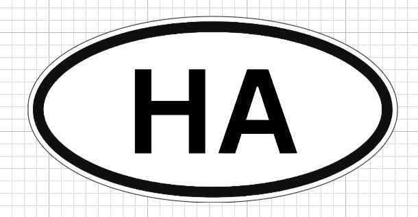 Hemming Aviation Oval Sticker