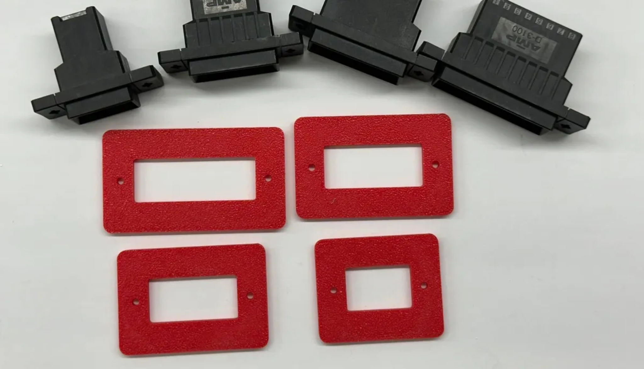 Mounting Template for AMP Connectors