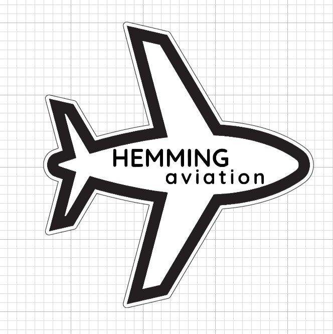 Aircraft Outline Sticker