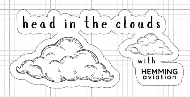 Head in the Clouds Sticker